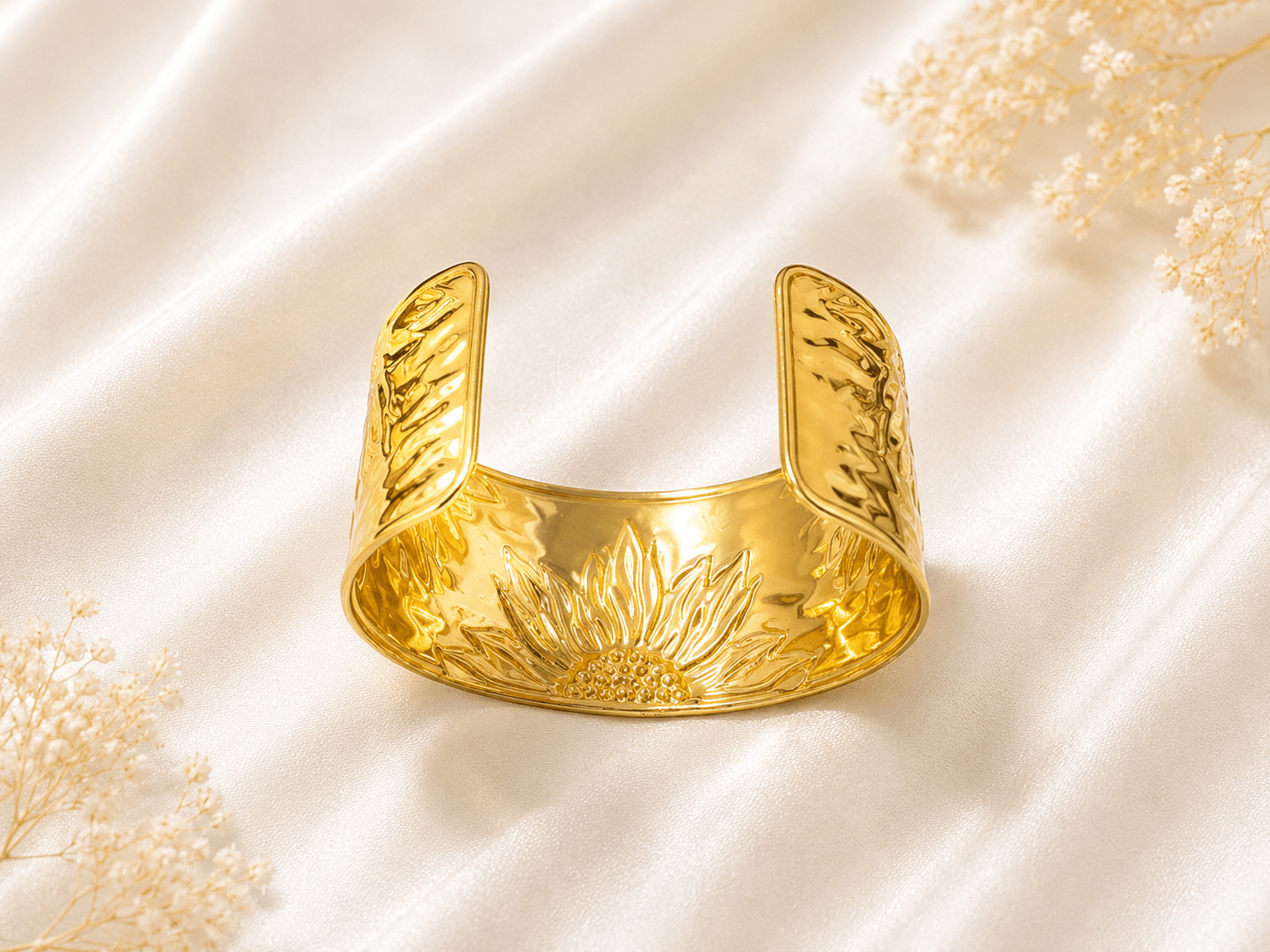 Gold Statement Cuff Duo Combo Set - violinas