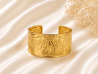Gold Statement Cuff Duo Combo Set - violinas