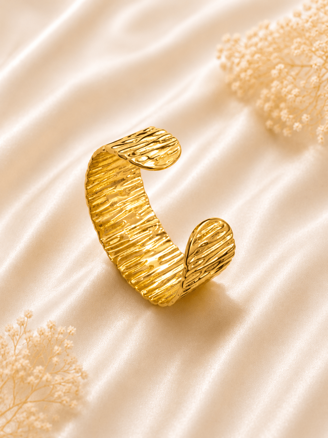 Gold Statement Cuff Duo Combo Set - violinas