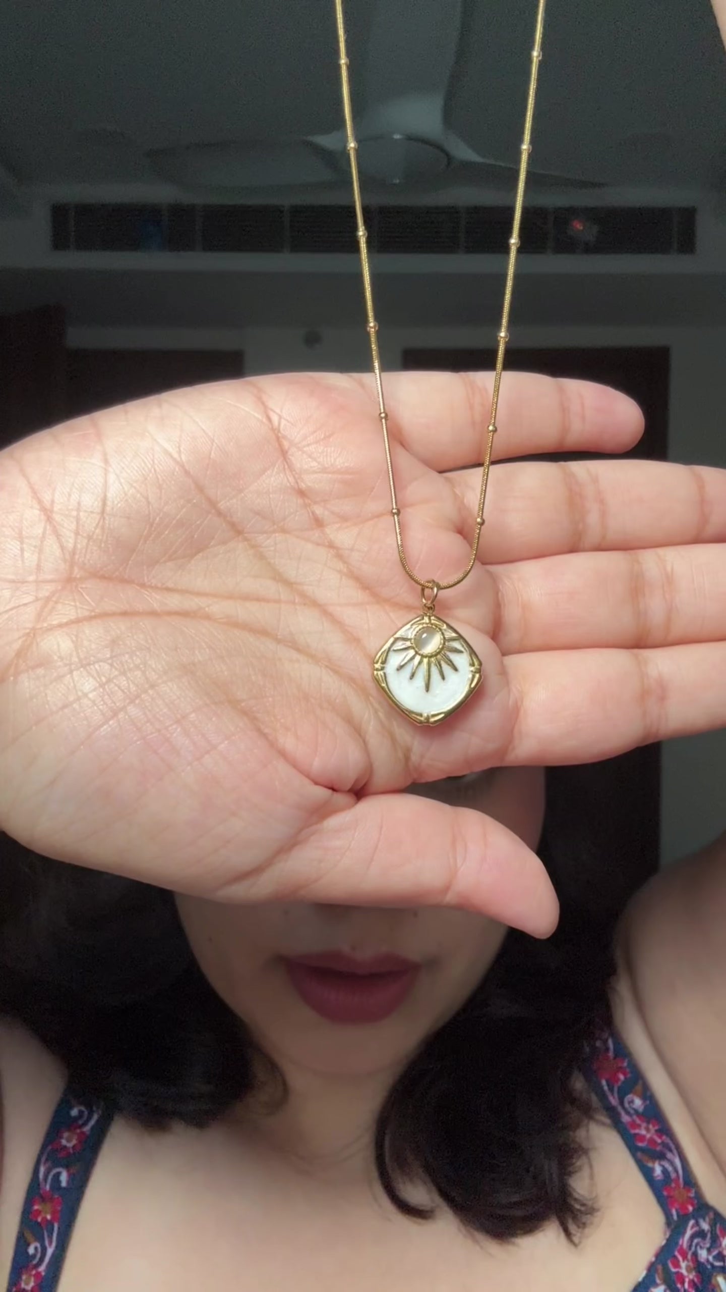 Gold Necklace Quartet Combo Set