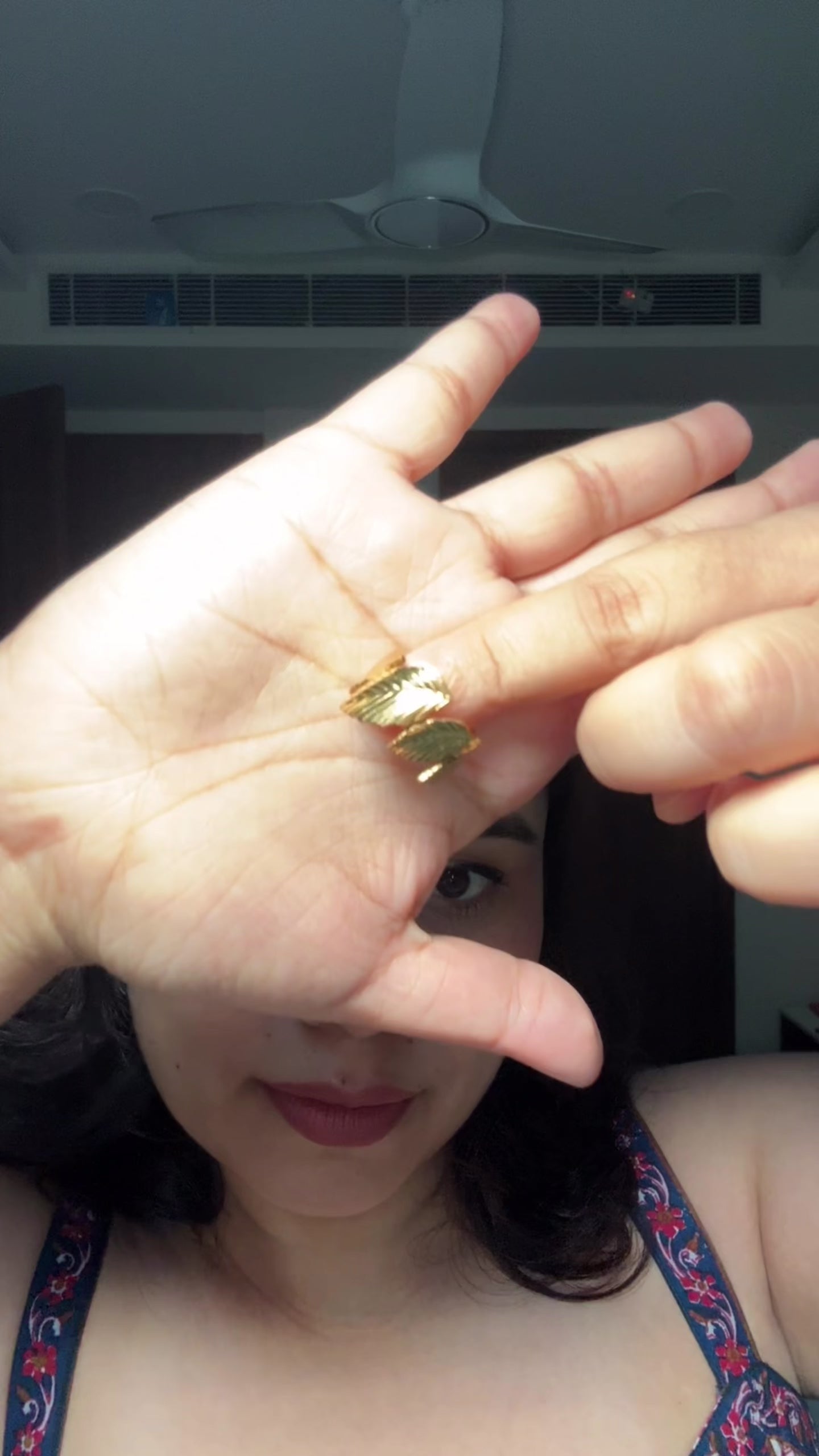 Gold Leaf Wrap Ring
